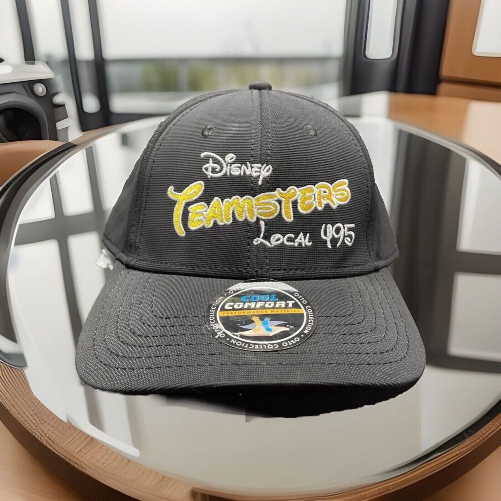 Disney cast employee Teamsters local 495 adjustable hat OTTO black Bob Lennox